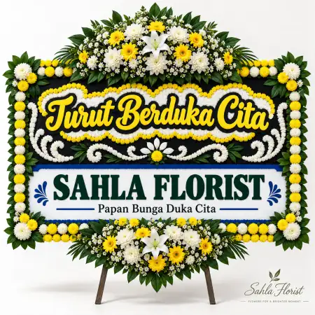 Papan Bunga Duka Medan Sunggal